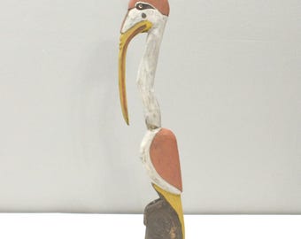 Papua New Guinea Sabut Bird Wood Statue Latmul