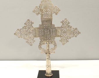 Ethiopian Silver Coptic Specter Cross