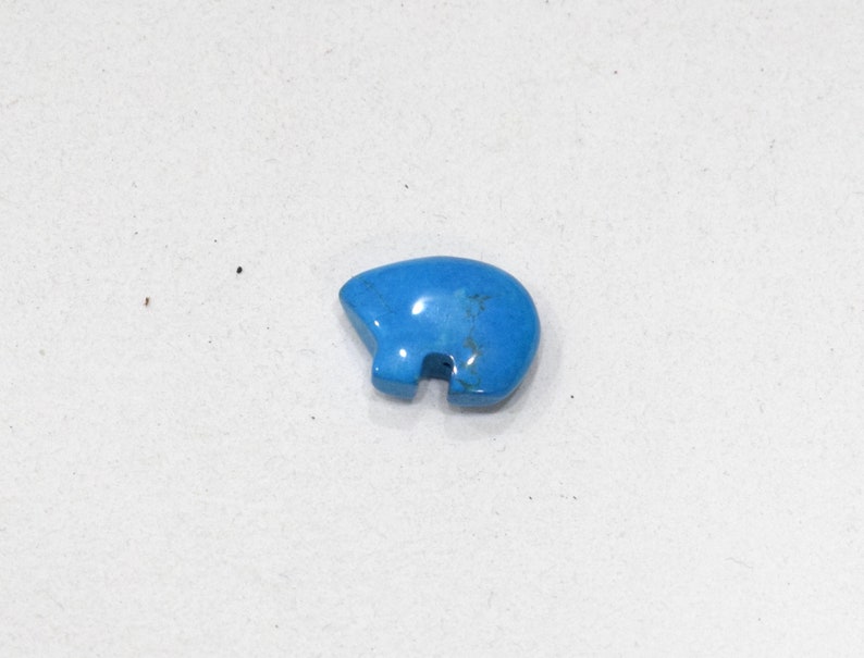 Beads Turquoise Bear Fetish Beads 18mm