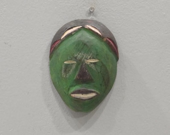 African Mask Punu Tribe Male Passport Mask Gabon