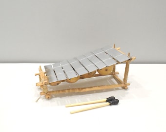 Balafon 8 Metal Keys African Balafon Instrument Burkina Faso