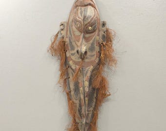Papua New Guinea Mask Tambanum Mei Mask East Sepik River