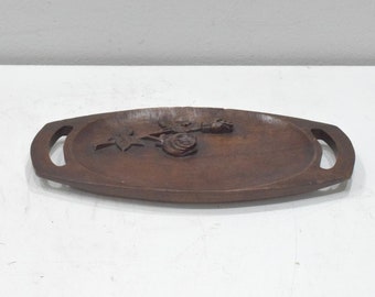 Cambodian Wood Food Platter
