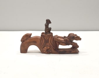 Indonesia Lombok Tribe Chalkline Carpenters Tool Wood Carved