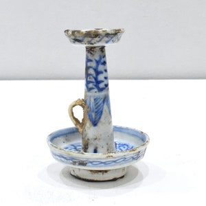 Chinese Blue and White Porcelain Oil Lamp