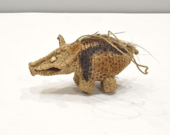 Papua New Guinea Woven Fiber Dream Spirit Pig Latmul Tribe