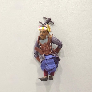 Puppet Marionette Wood Burmese Puppet Folk Art