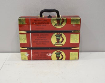 African Recycled Tin Can Briefcase Senegal