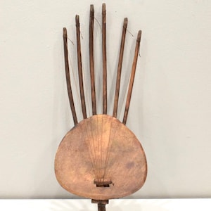 African Branch Guitar Kenya Gourd Cowrie Shell