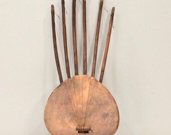 African Branch Guitar Kenya Gourd Cowrie Shell