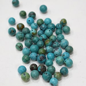 Beads Chinese Turquoise Round Beads 8mm-9mm