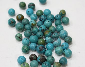 Beads Chinese Turquoise Round Beads 8mm-9mm