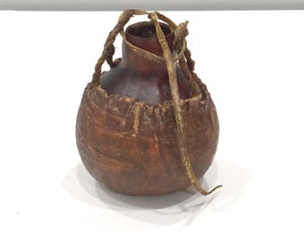 African Milk Drinking Gourd Turkana Tribe Kenya