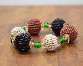 Bracelet Beaded Multicolor Stretch Bracelet