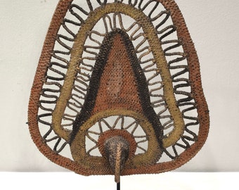 Papua new Guinea Mask Abelam Yam Woven Harvest Mask