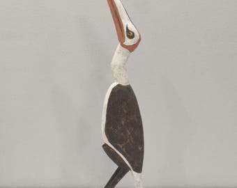 Papua New Guinea Sabut Bird Wood Statue Latmul