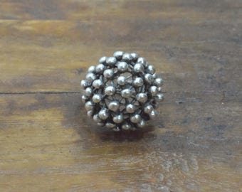 Ring Turkish Pewter Tribal Adjustable Ring