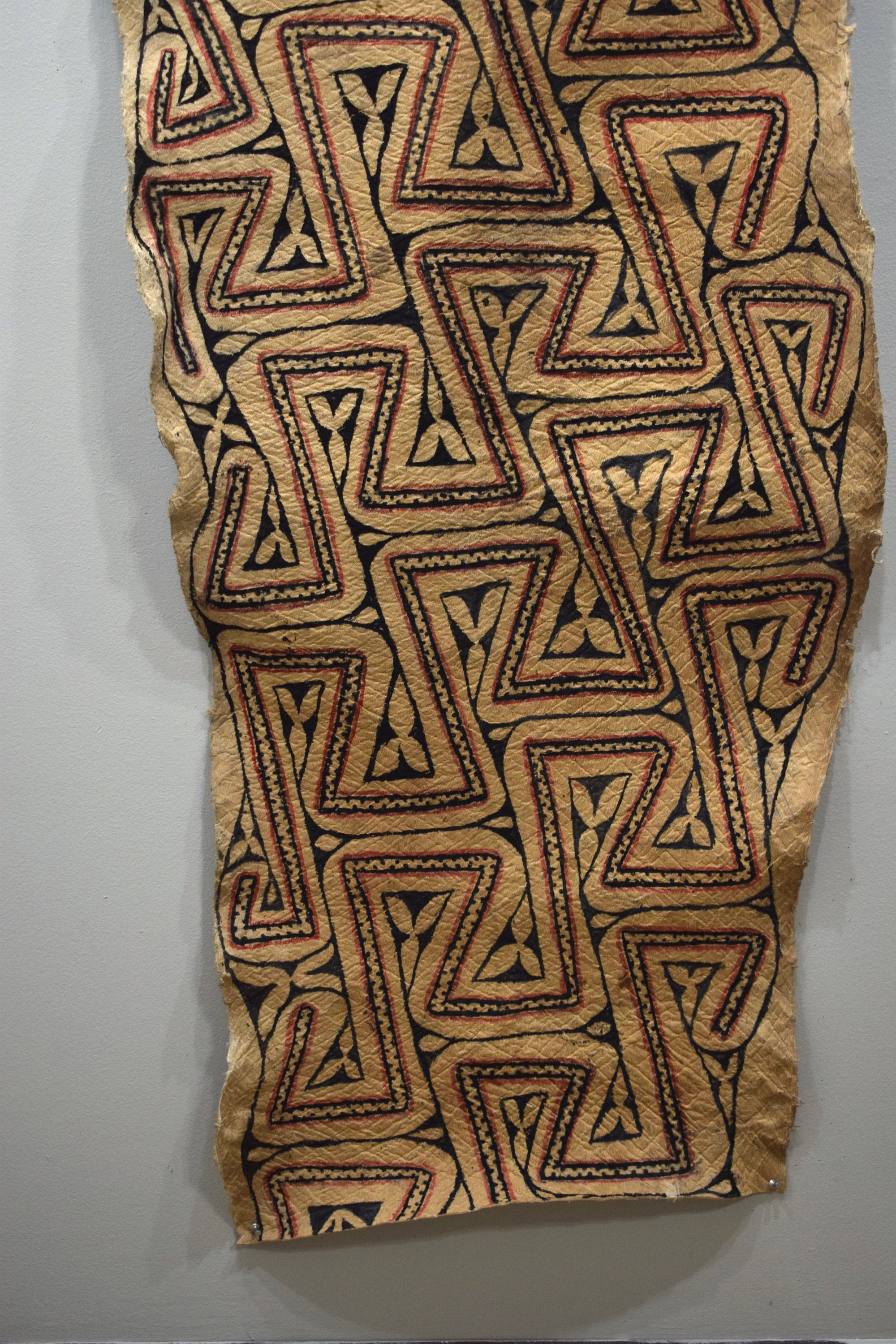 Papua New Guinea Tapa Barkcloth Ceremonial Baining Tapa Cloth
