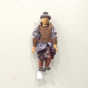 Puppet Marionette Wood Burmese Puppet Folk Art