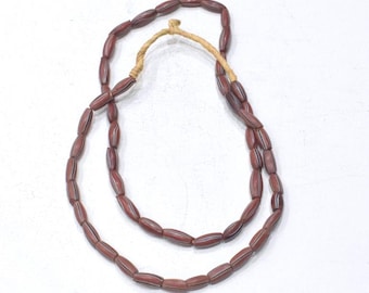 African Stripped Watermelon Beads Ghana