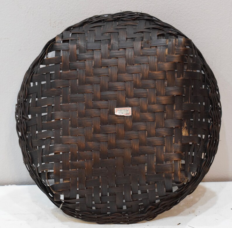 Basket Philippines Ifugao Woven Plate Bowl Rattan Ifugao Rattan Plate Woven Basket