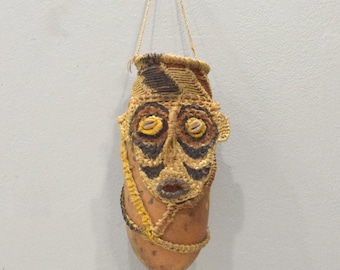 Papua New Guinea  Woven Gourd Spirit Doll