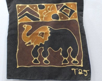 African Batik Pillow Case Shona Zimbabwe.