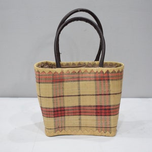 Purse Indonesian Rattan Woven Tote Bag