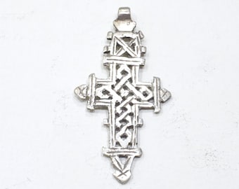 Ethiopian Silver Coptic Cross Tuareg Tribe North Africa