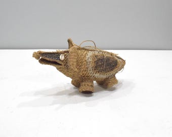 Papua New Guinea Woven Fiber Dream Spirit Pig Latmul Tribe