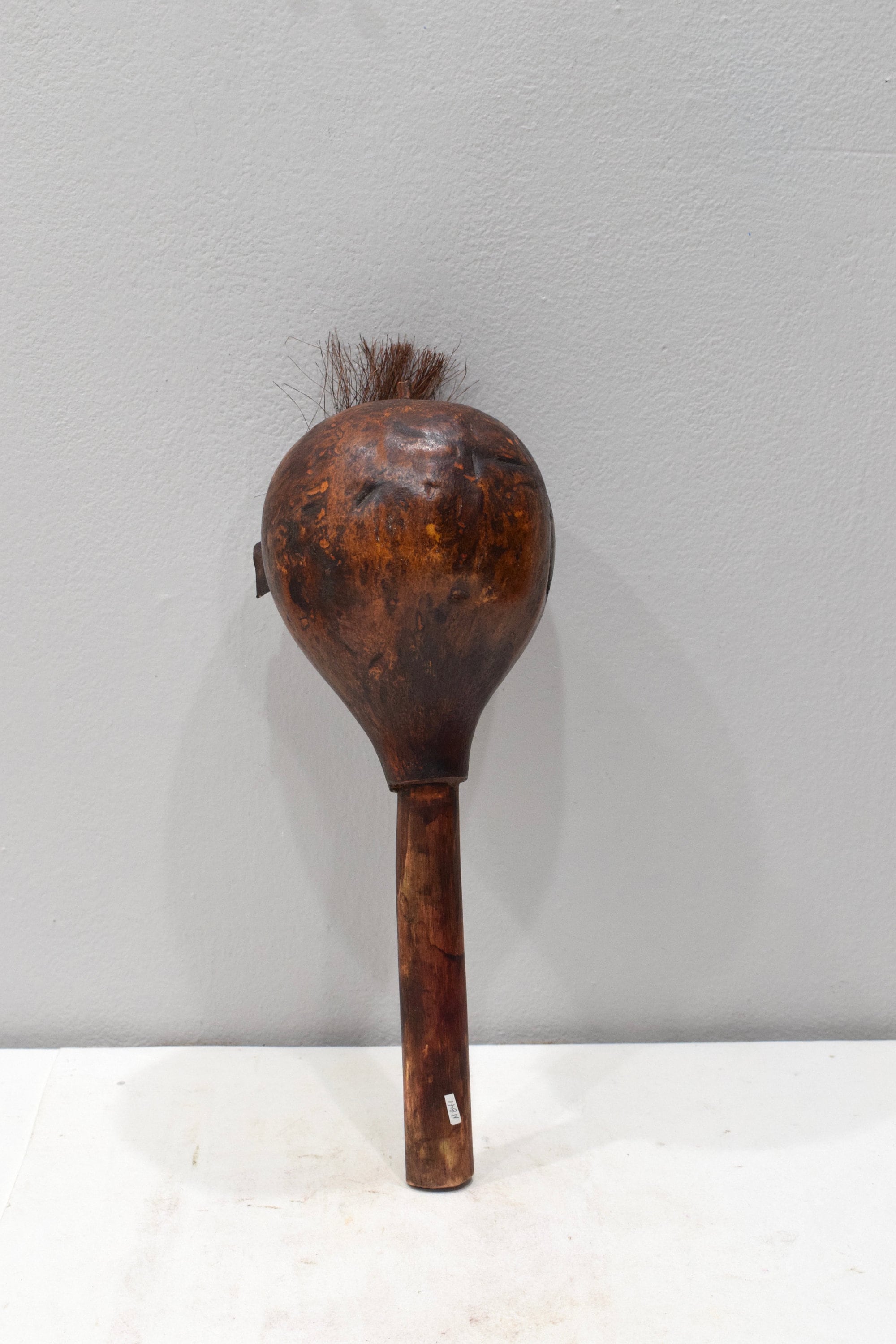 African Gourd Shaker Rattle Cowrie Shell Kenya Figure Gourd Rattle