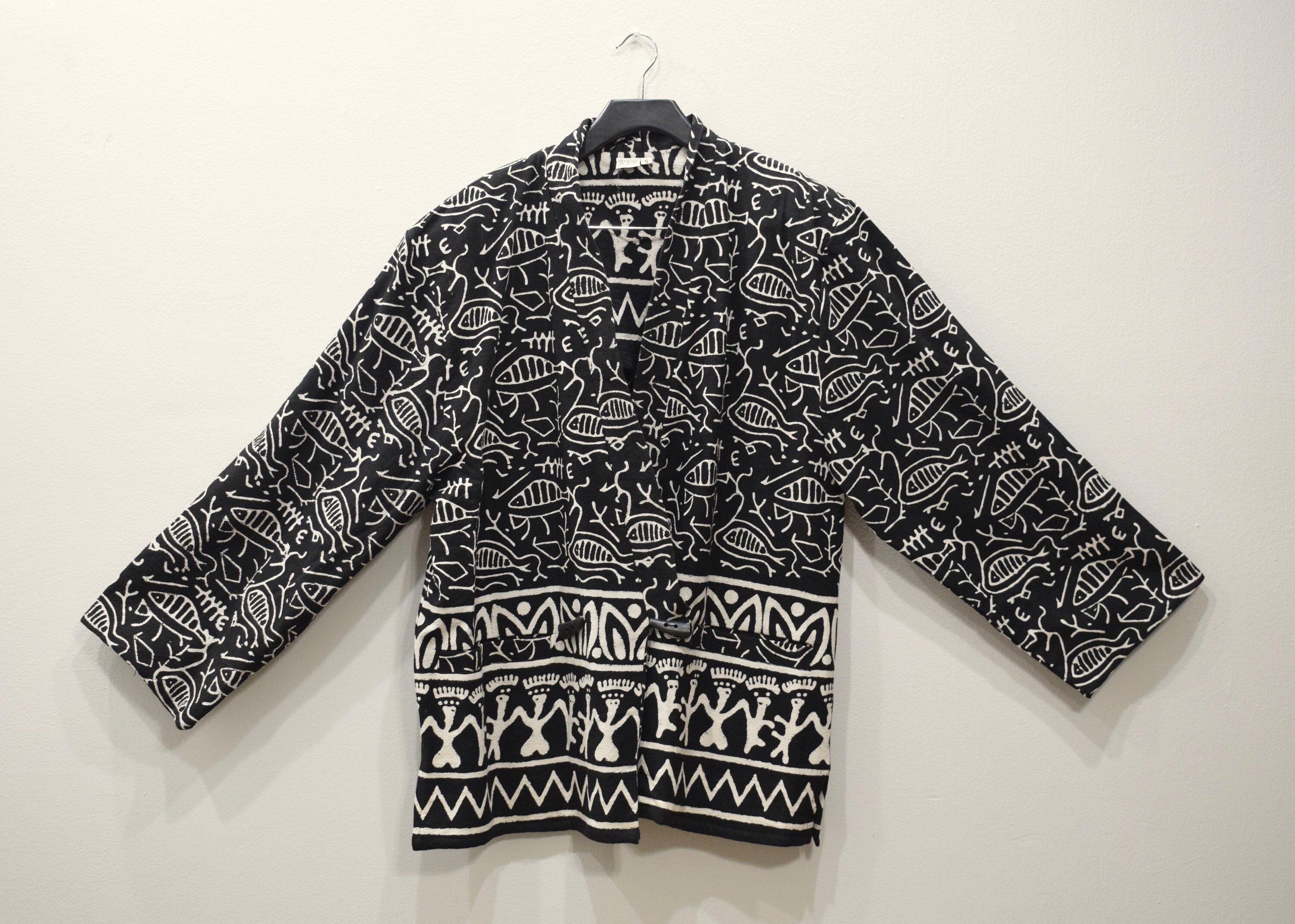 Jacket African Mudcloth Cotton Print Design Jacket