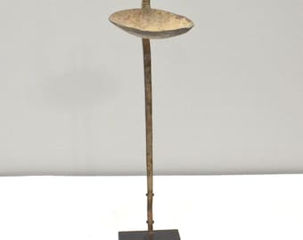 African Metal Oil Lamp Dogon Tribe Mali