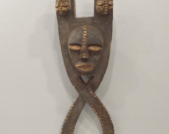African  Mask Lega Tribe Wood Mask DRC