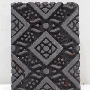 Indien Holzblock Stempel Handgeschnitztes Design