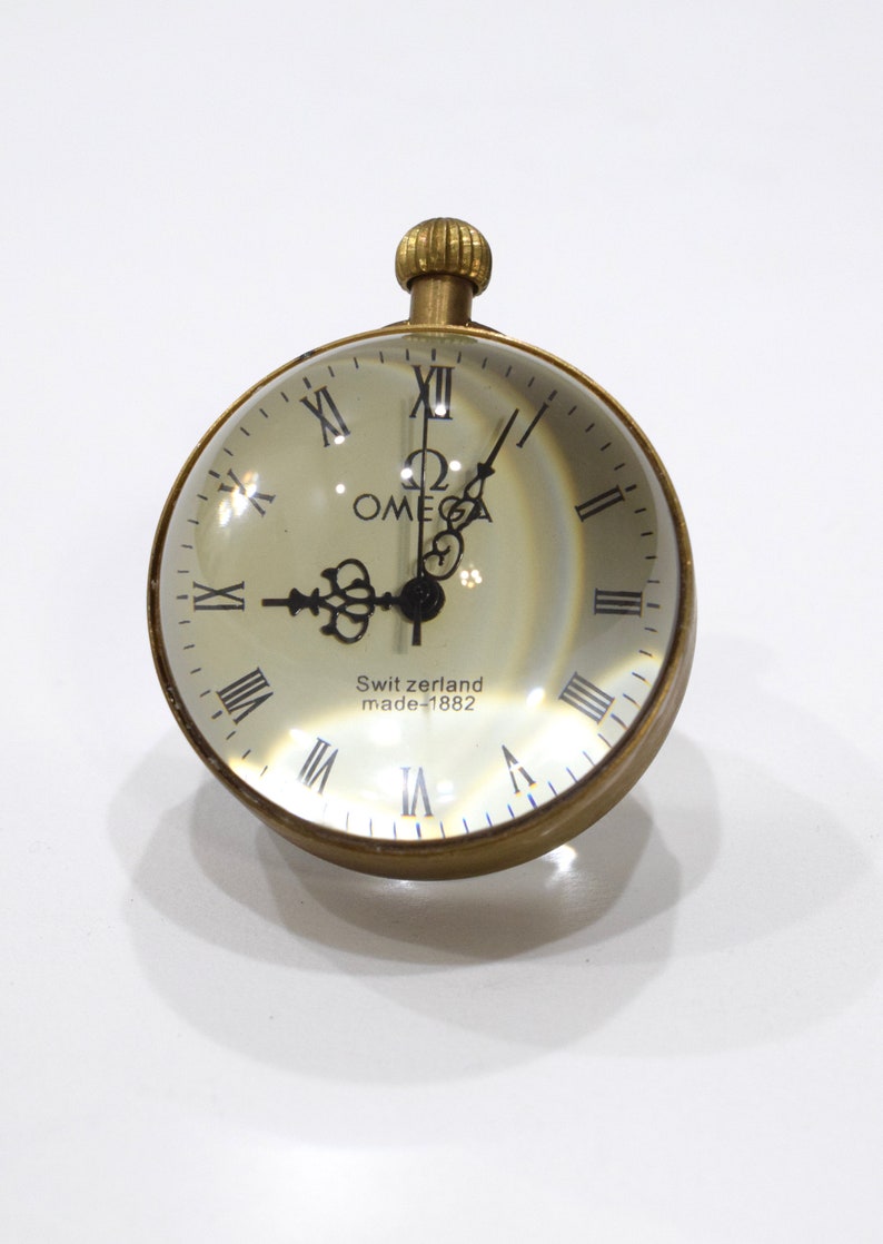 Clock Omega 1882 Switzerland Spherical Ball Clock Etsy
