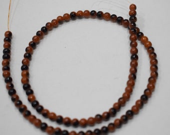 Beads Shell Small Brown Round Beads 4mm