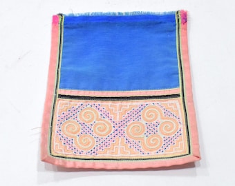 Hmong Hill Tribe Embroidered Vintage Fabric panels