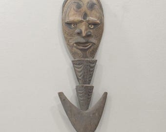 Papua New Guinea Iatmul Savi Ancestor Food Hook Mask