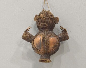 Papua New Guinea Woven Dolly Kaminabit Village Spirit Doll Sepik River Basin