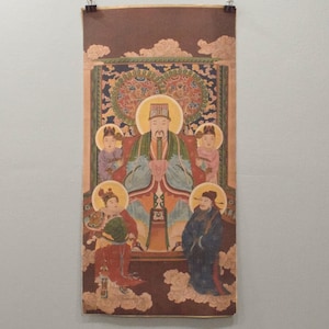 Tibetan Thangka Print Painting Buddhist Deity