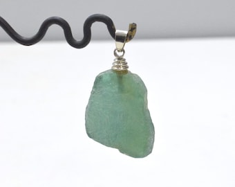Roman Glass Chip Pendant