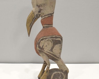 Papua New Guinea Sabut Bird Wood Statue Latmul
