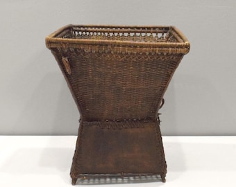 Basket Philippines Ifugao Kayaband Potato Woven Carrie Rattan Basket