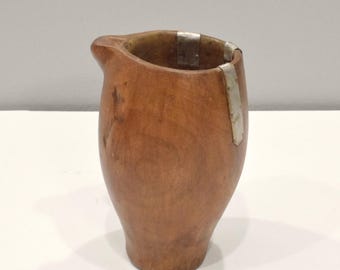 African Wood Pokot Old Milk Water Pitcher Kenya