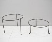 Metal Ring Stand Indoor Outdoor Stand Gourds Plants Baskets Bowls