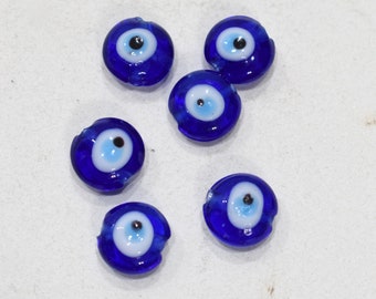 Beads Mediterranean Small Evil Eye Beads 12-14mm