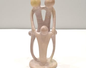 African Soapstone Family Tree of Life Sculpture Kenya