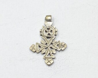 Ethiopian Silver Coptic Cross Tuareg Tribe North Africa