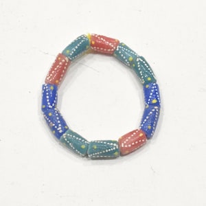 Afrikanische Krobo Glasperlen Armband Ghana Westafrika